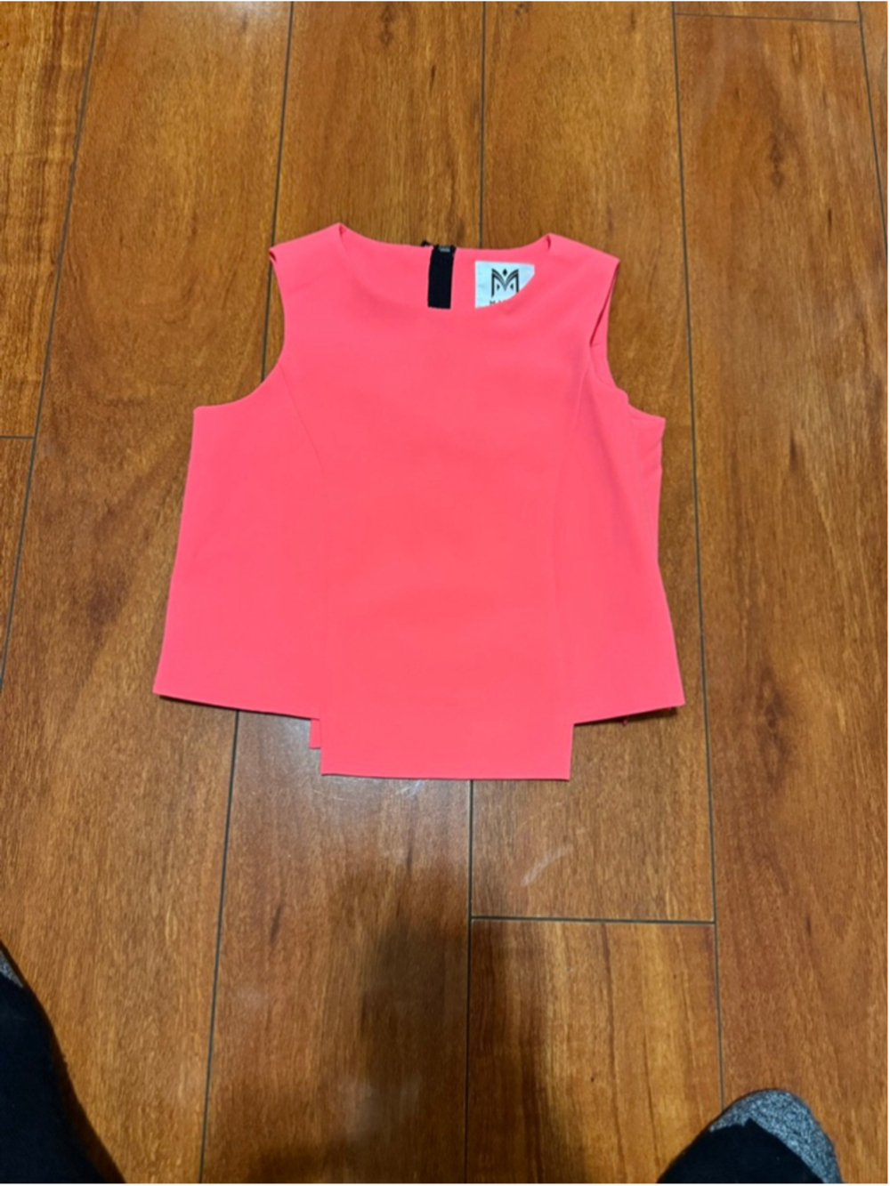 Women's Milly Minis Coral Cady Seamed Tank Top Size 4